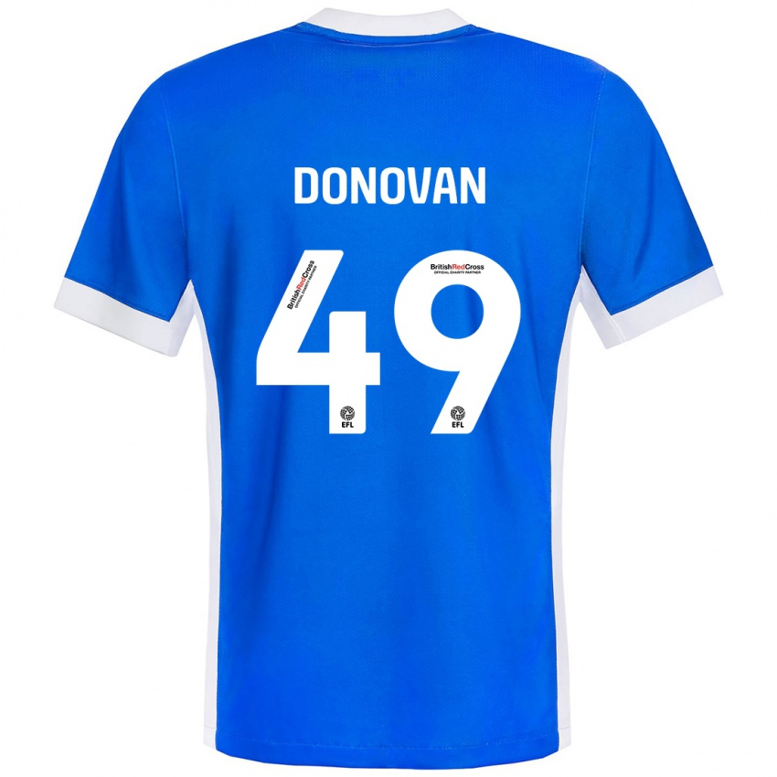 Homem Camisola Romelle Donovan #49 Branco Azul Principal 2024/25 Camisa