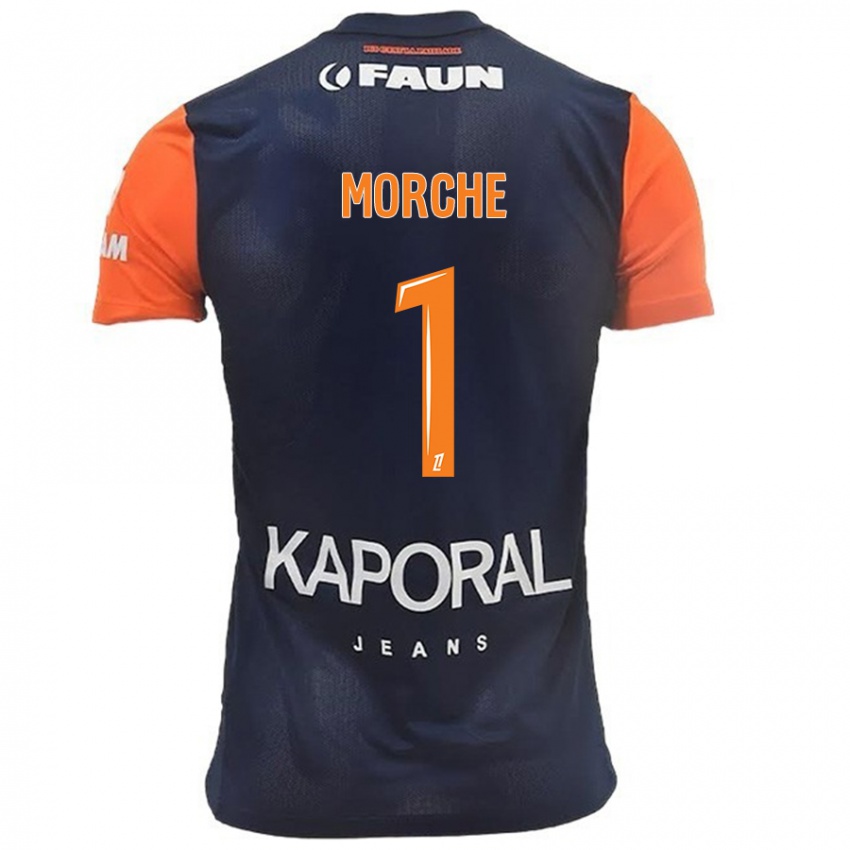 Homem Camisola Cosette Morché #1 Laranja Azul Marinho Principal 2024/25 Camisa