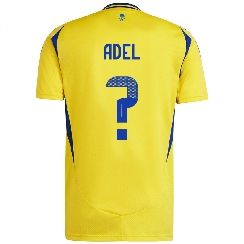 Homem Camisola Aida Adel #0 Azul Amarelo Principal 2024/25 Camisa