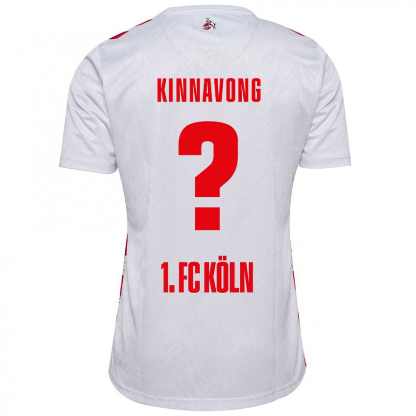 Homem Camisola Jordan Kinnavong #0 Vermelho Branco Principal 2024/25 Camisa