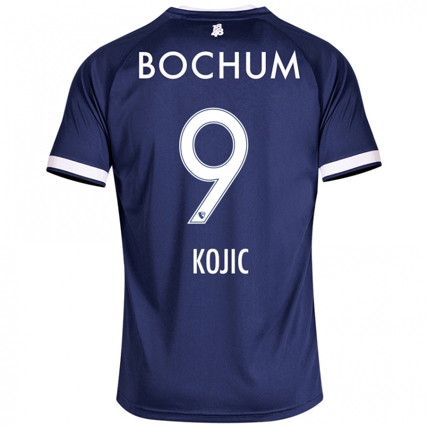 Homem Camisola Semin Kojic #9 Azul Escuro Principal 2024/25 Camisa