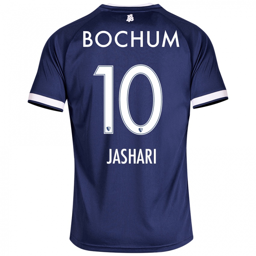 Homem Camisola Lirim Jashari #10 Azul Escuro Principal 2024/25 Camisa