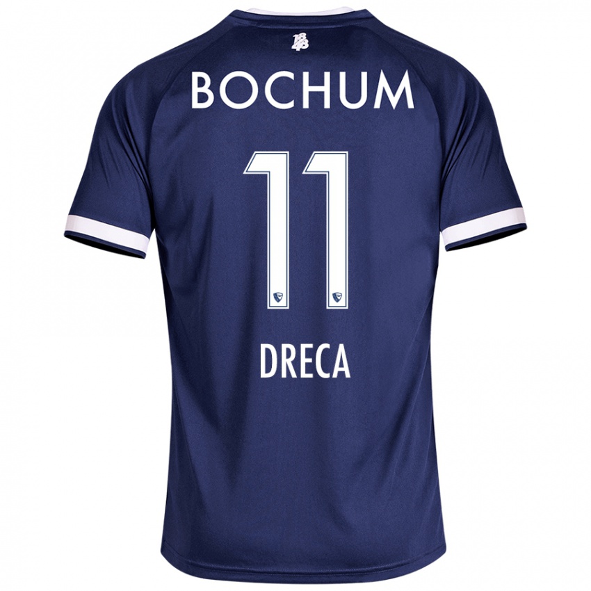 Homem Camisola Benjamin Dreca #11 Azul Escuro Principal 2024/25 Camisa