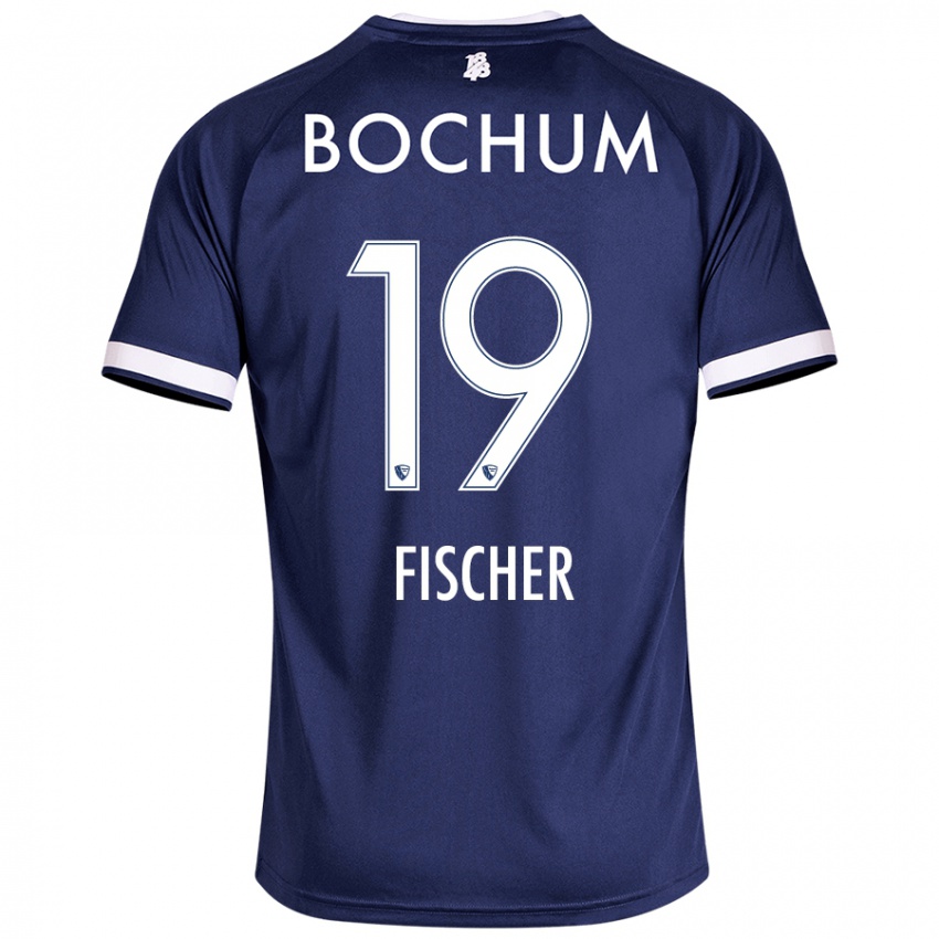 Homem Camisola Desmond Fischer #19 Azul Escuro Principal 2024/25 Camisa