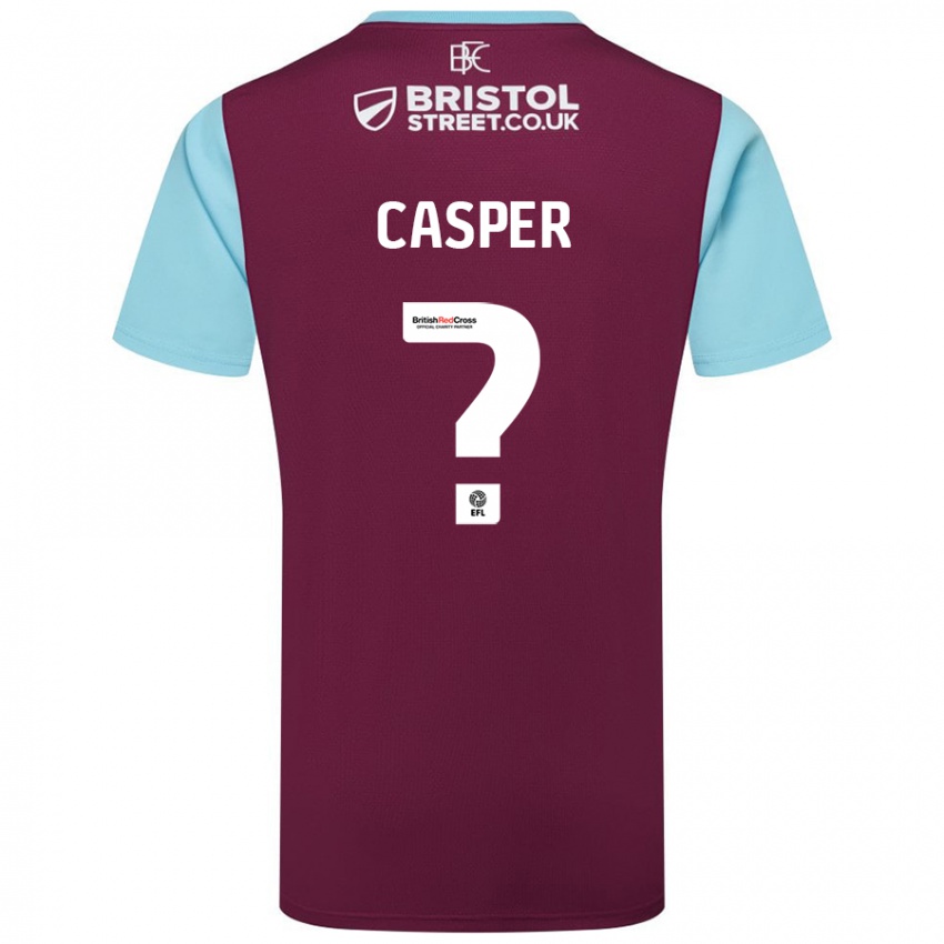 Homem Camisola Charlie Casper #0 Crédito Borboleta Azul Principal 2024/25 Camisa