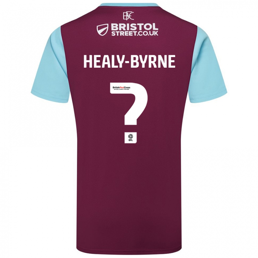 Homem Camisola Alex Healy-Byrne #0 Crédito Borboleta Azul Principal 2024/25 Camisa