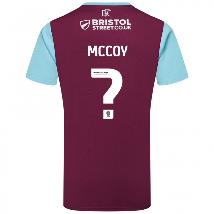 Homem Camisola Adam Mccoy #0 Crédito Borboleta Azul Principal 2024/25 Camisa