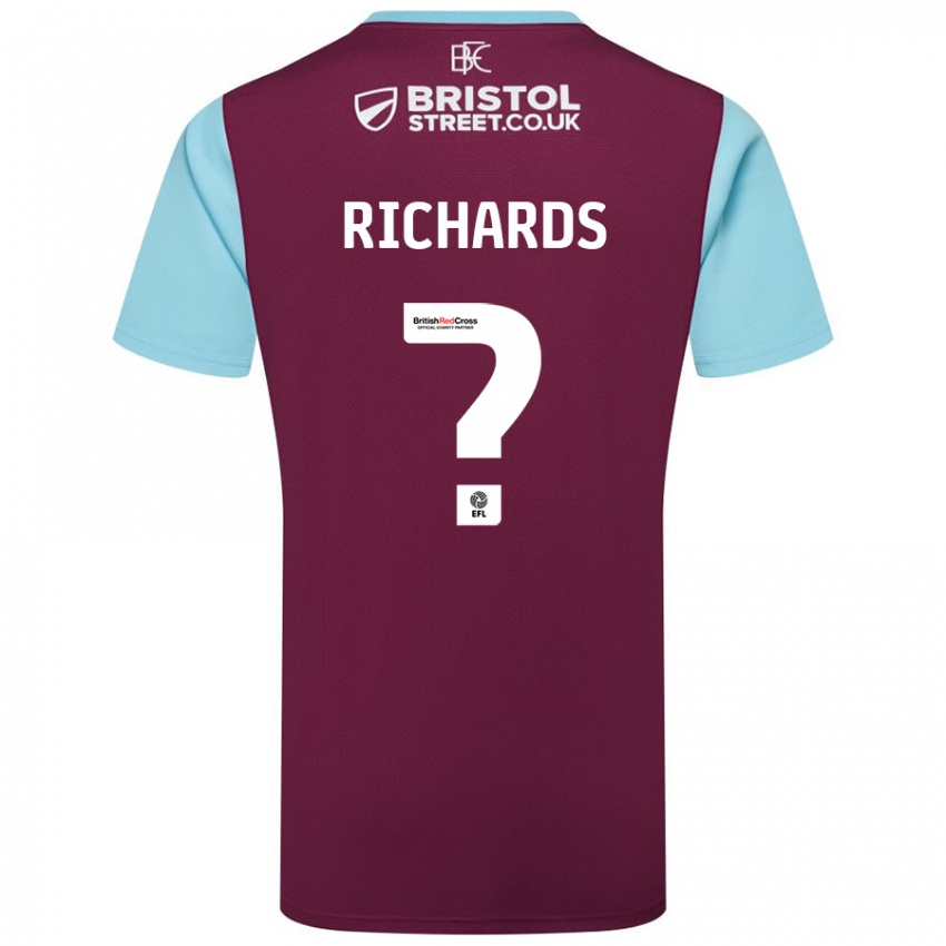 Homem Camisola Jade Richards #0 Crédito Borboleta Azul Principal 2024/25 Camisa