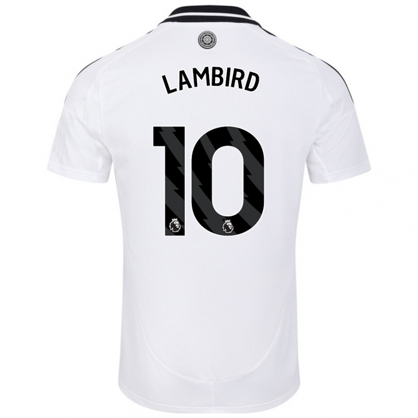 Homem Camisola Lilly Lambird #10 Branco Principal 2024/25 Camisa