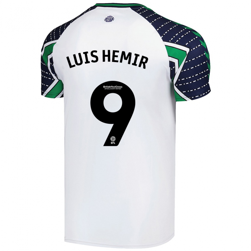 Homem Camisola Luis Semedo #9 Branco Alternativa 2024/25 Camisa