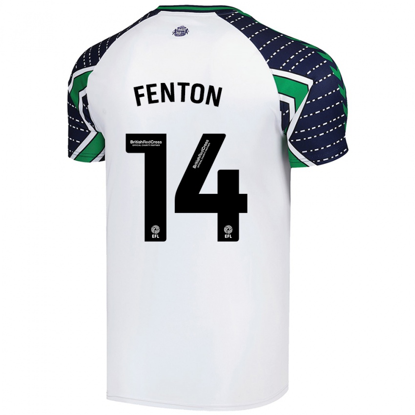 Homem Camisola Natasha Fenton #14 Branco Alternativa 2024/25 Camisa