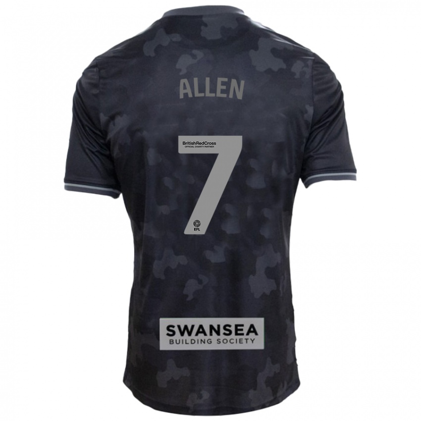 Homem Camisola Joe Allen #7 Preto Alternativa 2024/25 Camisa