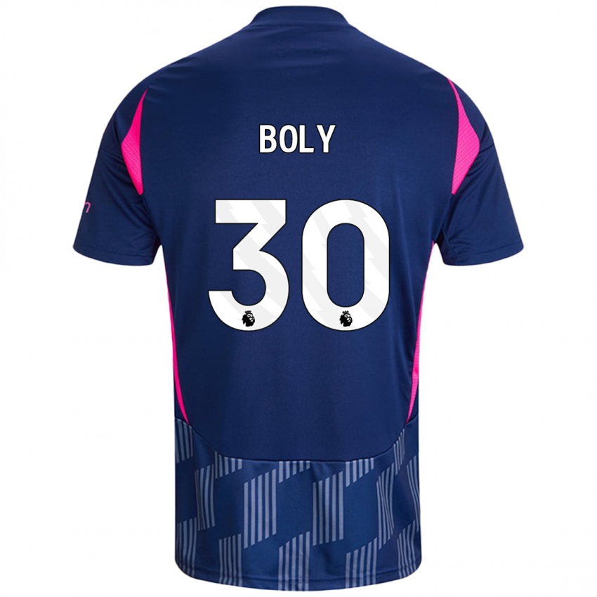 Homem Camisola Willy Boly #30 Rosa Azul Real Alternativa 2024/25 Camisa