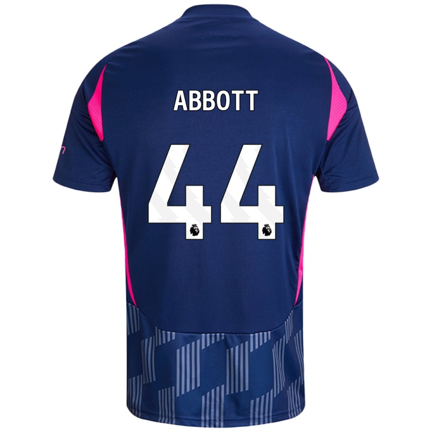 Homem Camisola Zach Abbott #44 Rosa Azul Real Alternativa 2024/25 Camisa