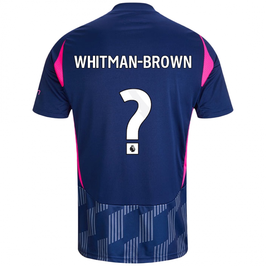 Homem Camisola Chae Whitman-Brown #0 Rosa Azul Real Alternativa 2024/25 Camisa