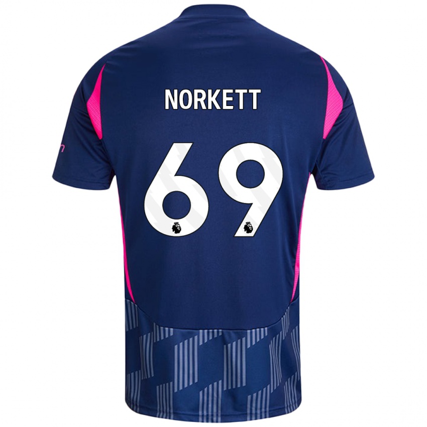 Homem Camisola Manni Norkett #69 Rosa Azul Real Alternativa 2024/25 Camisa