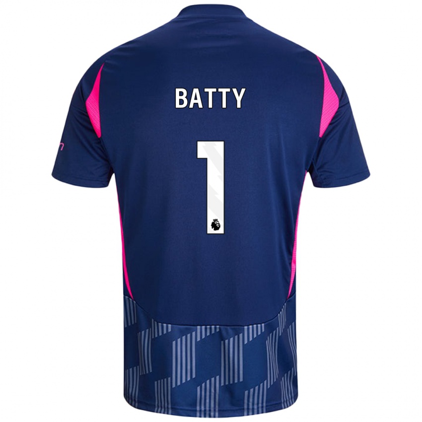 Homem Camisola Emily Batty #1 Rosa Azul Real Alternativa 2024/25 Camisa