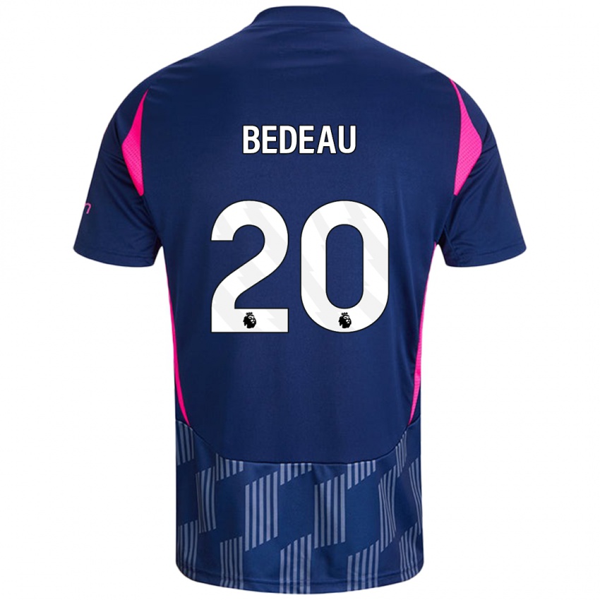 Homem Camisola Naomi Bedeau #20 Rosa Azul Real Alternativa 2024/25 Camisa