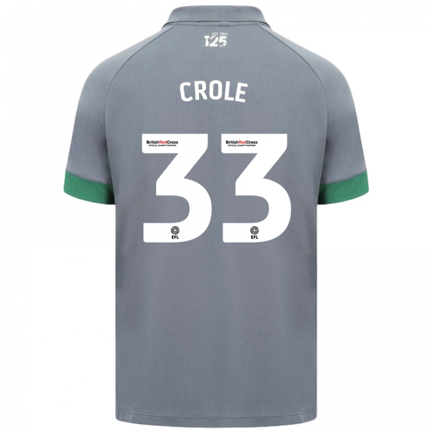 Homem Camisola James Crole #33 Cinza Escuro Alternativa 2024/25 Camisa