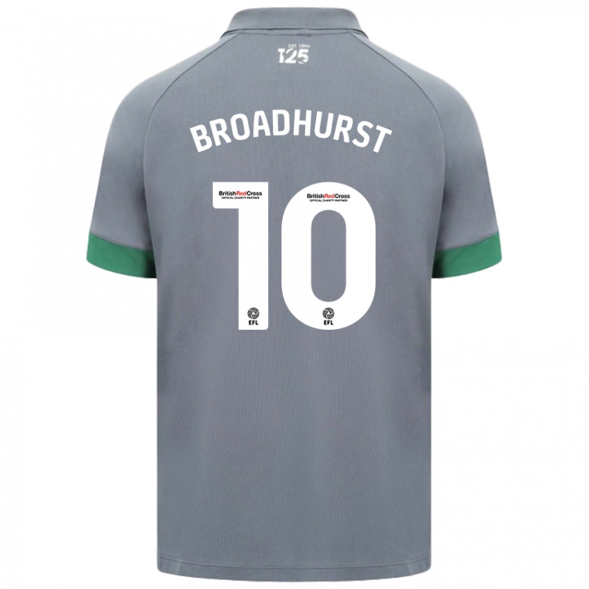 Homem Camisola Danielle Broadhurst #10 Cinza Escuro Alternativa 2024/25 Camisa