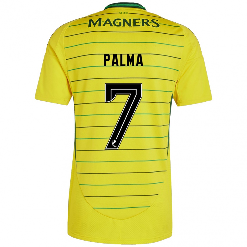 Homem Camisola Luis Palma #7 Amarelo Alternativa 2024/25 Camisa