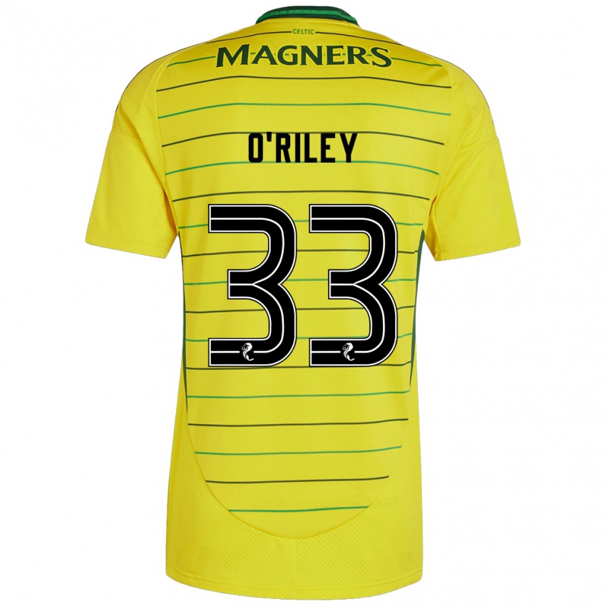 Homem Camisola Matt O'riley #33 Amarelo Alternativa 2024/25 Camisa