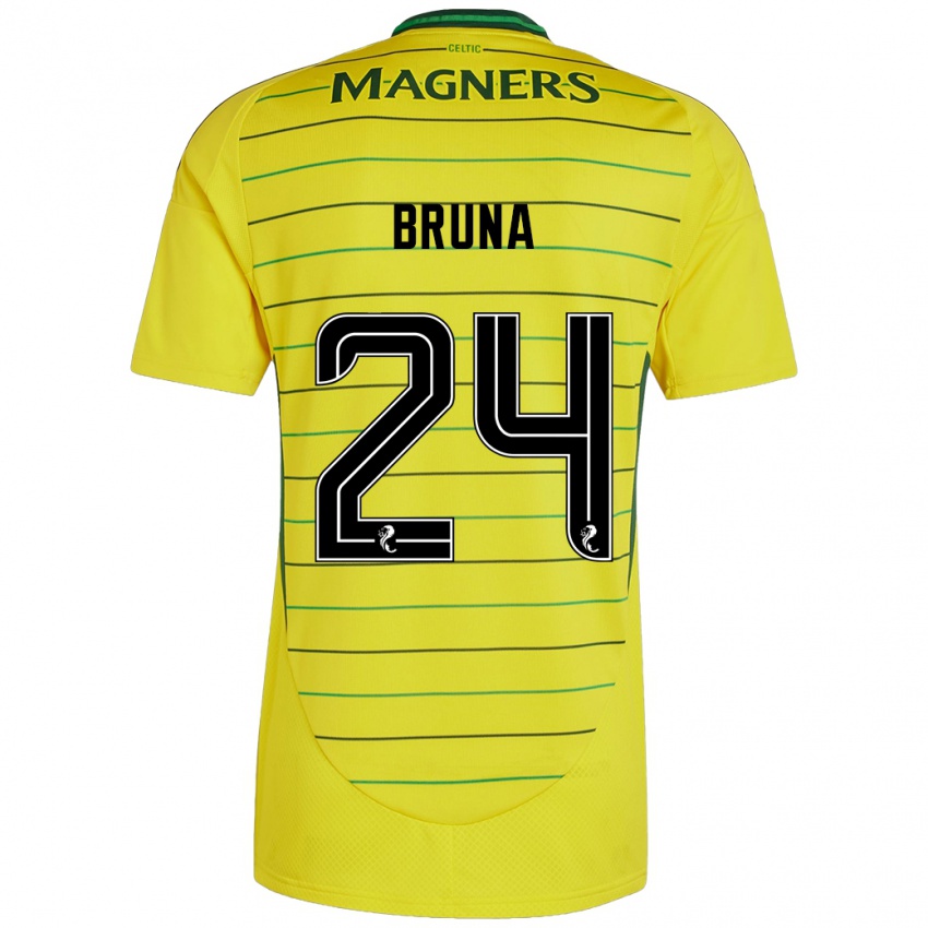 Homem Camisola Bruna Lourenço #24 Amarelo Alternativa 2024/25 Camisa