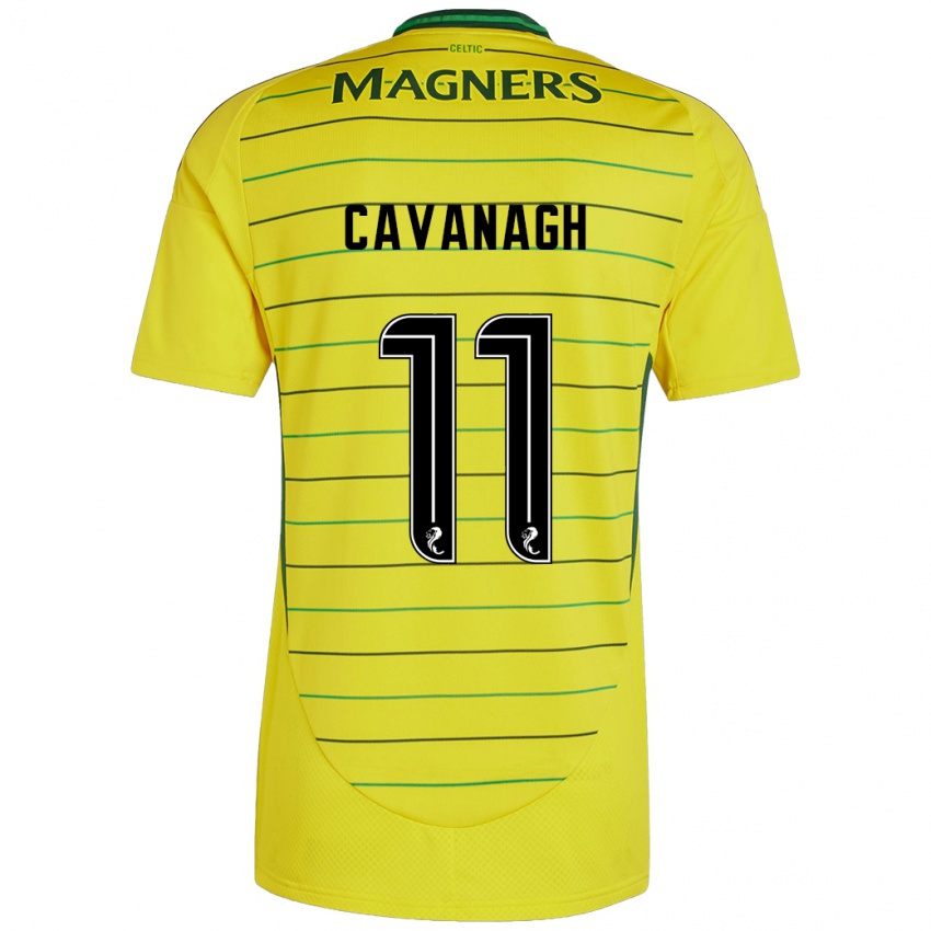 Homem Camisola Colette Cavanagh #11 Amarelo Alternativa 2024/25 Camisa