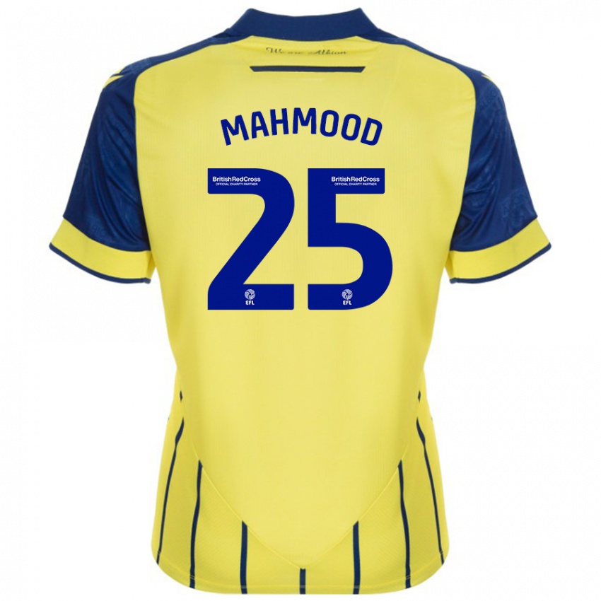 Homem Camisola Mahmood #25 Azul Amarelo Alternativa 2024/25 Camisa