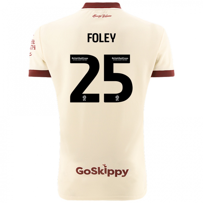 Homem Camisola Erin Foley #25 Creme Branco Alternativa 2024/25 Camisa