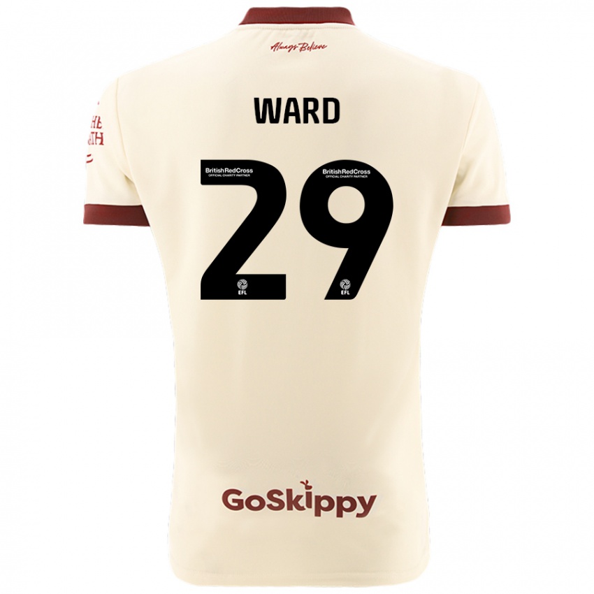 Homem Camisola Mari Ward #29 Creme Branco Alternativa 2024/25 Camisa