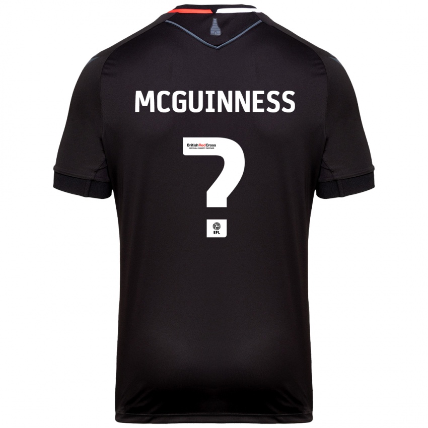 Homem Camisola Dara Mcguinness #0 Preto Alternativa 2024/25 Camisa