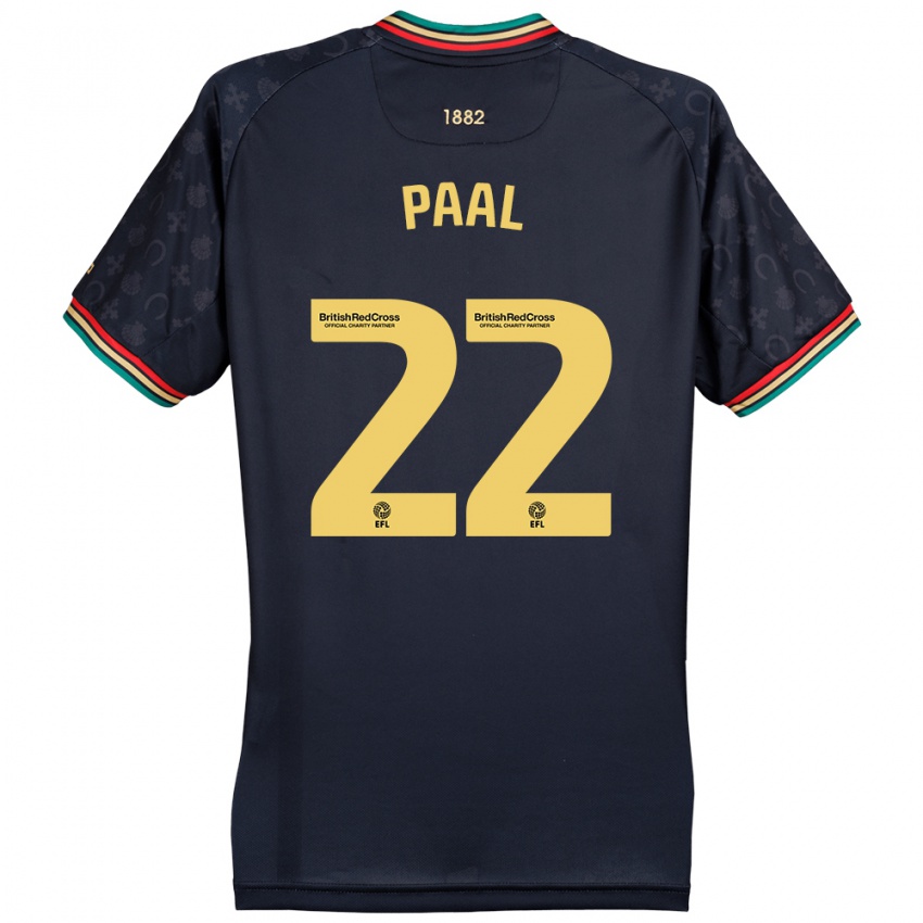 Homem Camisola Kenneth Paal #22 Azul Da Marinha Escura Alternativa 2024/25 Camisa