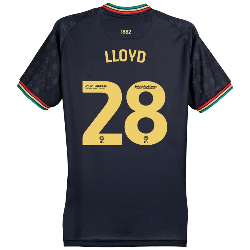 Homem Camisola Alfie Lloyd #28 Azul Da Marinha Escura Alternativa 2024/25 Camisa