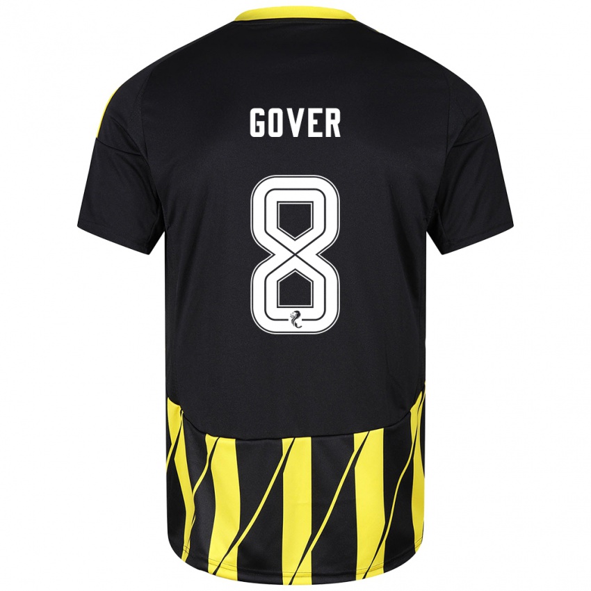 Homem Camisola Chloe Gover #8 Amarelo Preto Alternativa 2024/25 Camisa