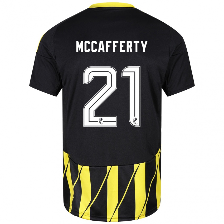 Homem Camisola Eirinn Mccafferty #21 Amarelo Preto Alternativa 2024/25 Camisa