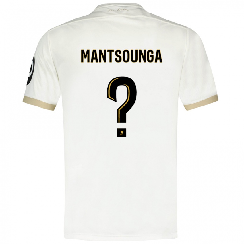 Homem Camisola Brad-Hamilton Mantsounga #0 Ouro Branco Alternativa 2024/25 Camisa