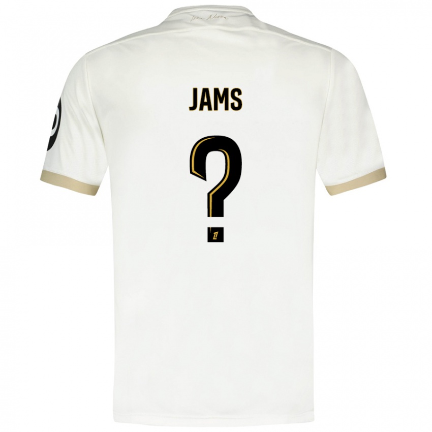 Homem Camisola Dylan Jams #0 Ouro Branco Alternativa 2024/25 Camisa