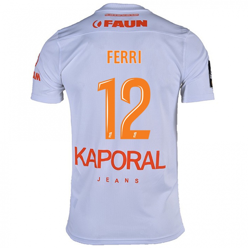 Homem Camisola Jordan Ferri #12 Branco Alternativa 2024/25 Camisa