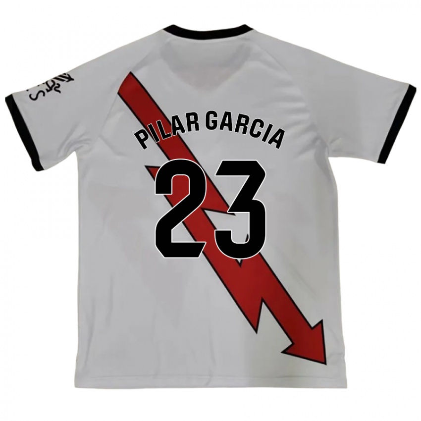 Homem Camisola María Pilar García Villalba #23 Vermelho Alternativa 2024/25 Camisa