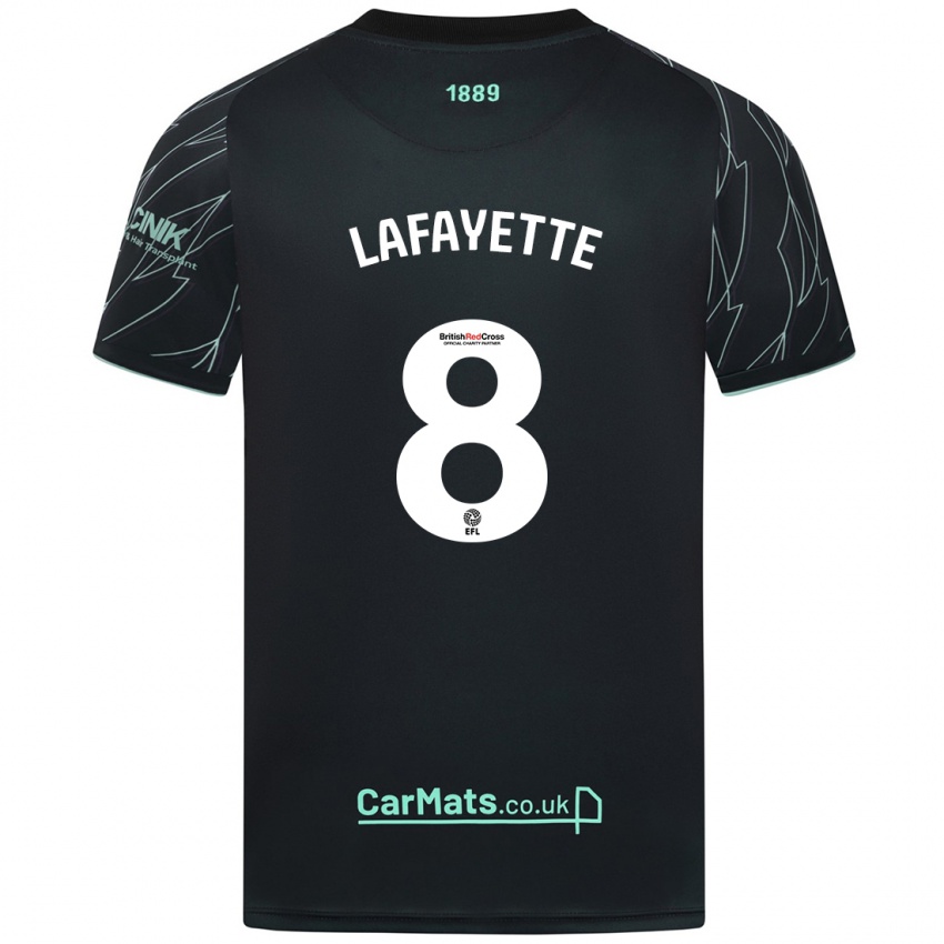 Homem Camisola Abbie Lafayette #8 Verde Preto Alternativa 2024/25 Camisa