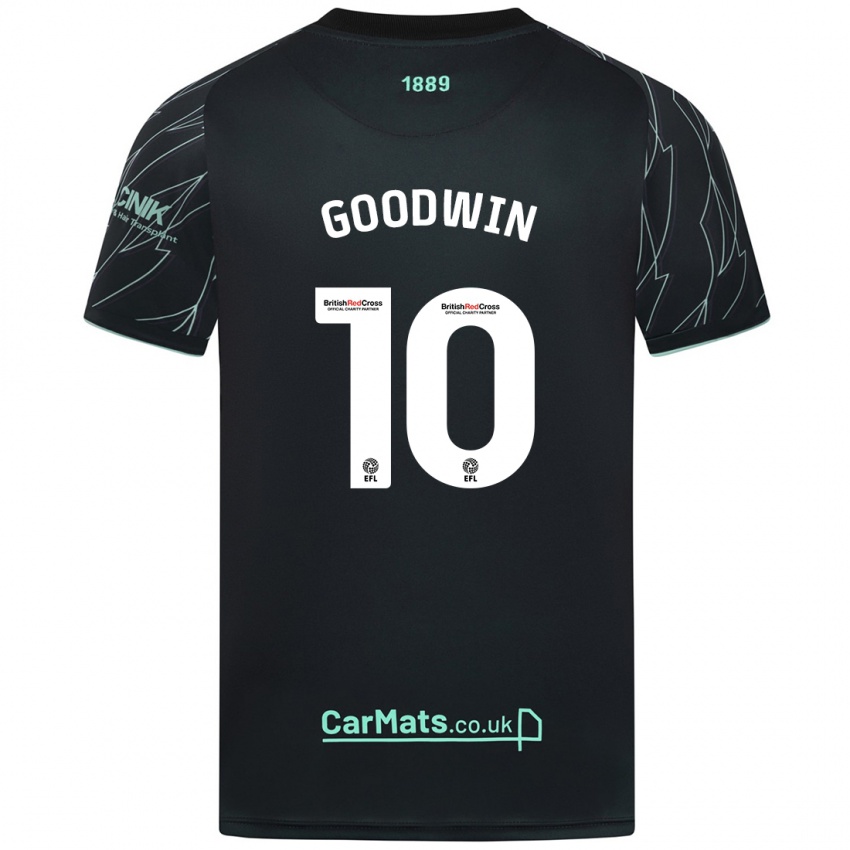 Homem Camisola Isobel Goodwin #10 Verde Preto Alternativa 2024/25 Camisa