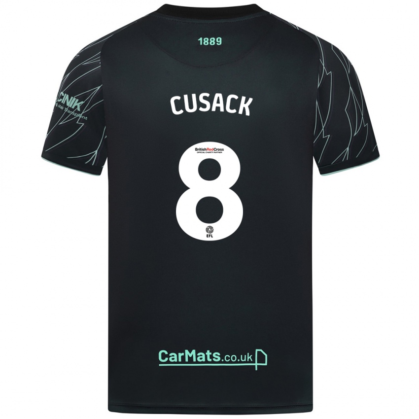 Homem Camisola Maddy Cusack † #8 Verde Preto Alternativa 2024/25 Camisa