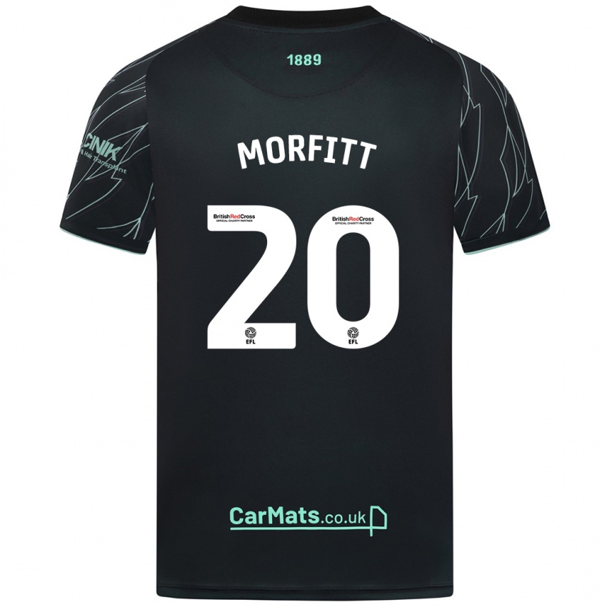 Homem Camisola Izzy Morfitt #20 Verde Preto Alternativa 2024/25 Camisa