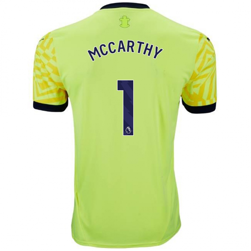 Homem Camisola Alex Mccarthy #1 Amarelo Alternativa 2024/25 Camisa