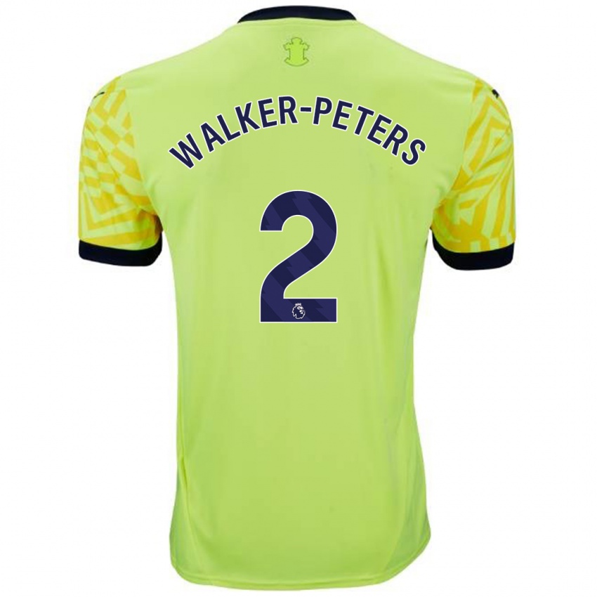 Homem Camisola Kyle Walker-Peters #2 Amarelo Alternativa 2024/25 Camisa