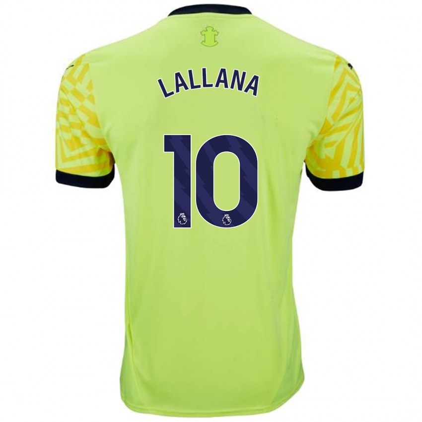 Homem Camisola Adam Lallana #10 Amarelo Alternativa 2024/25 Camisa