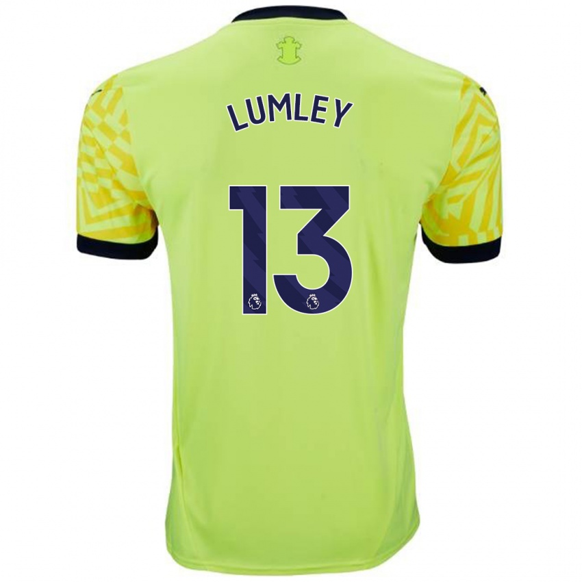 Homem Camisola Joe Lumley #13 Amarelo Alternativa 2024/25 Camisa