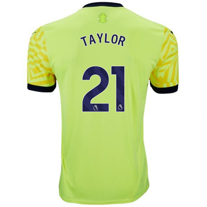 Homem Camisola Charlie Taylor #21 Amarelo Alternativa 2024/25 Camisa