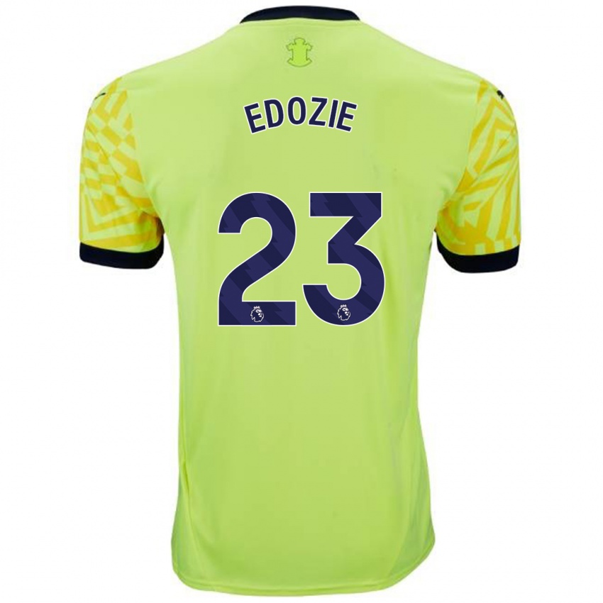 Homem Camisola Samuel Edozie #23 Amarelo Alternativa 2024/25 Camisa